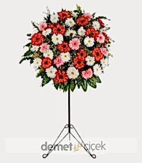 Renkli Gerbera Ferforje