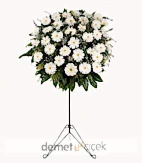 Beyaz Gerbera Ferforje