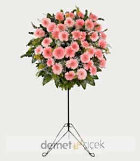 Pembe Gerbera Ferforje
