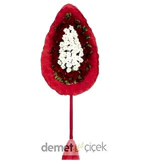 Kırmızı Beyaz Gerbera Çelenk
